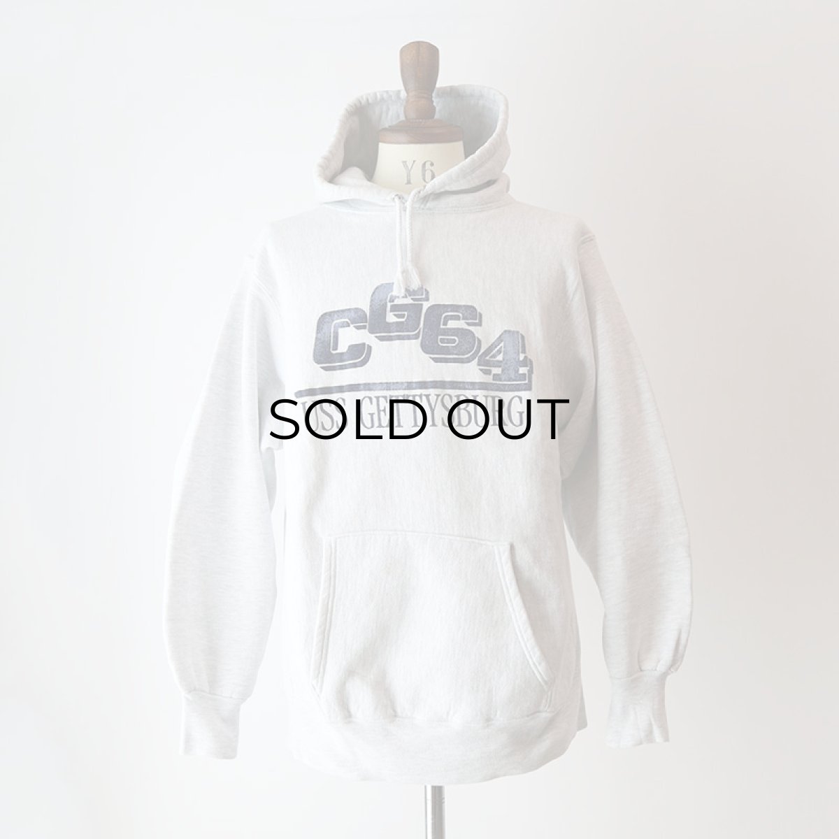 画像13: 90's MV SPORT REVERSE WEAVE style PRINT SWEAT PULLOVER PARKA "CG64 USS GETTYSBURG" "MADE IN USA" (13)