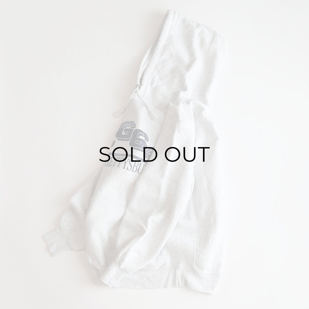 画像2: 90's MV SPORT REVERSE WEAVE style PRINT SWEAT PULLOVER PARKA "CG64 USS GETTYSBURG" "MADE IN USA" (2)