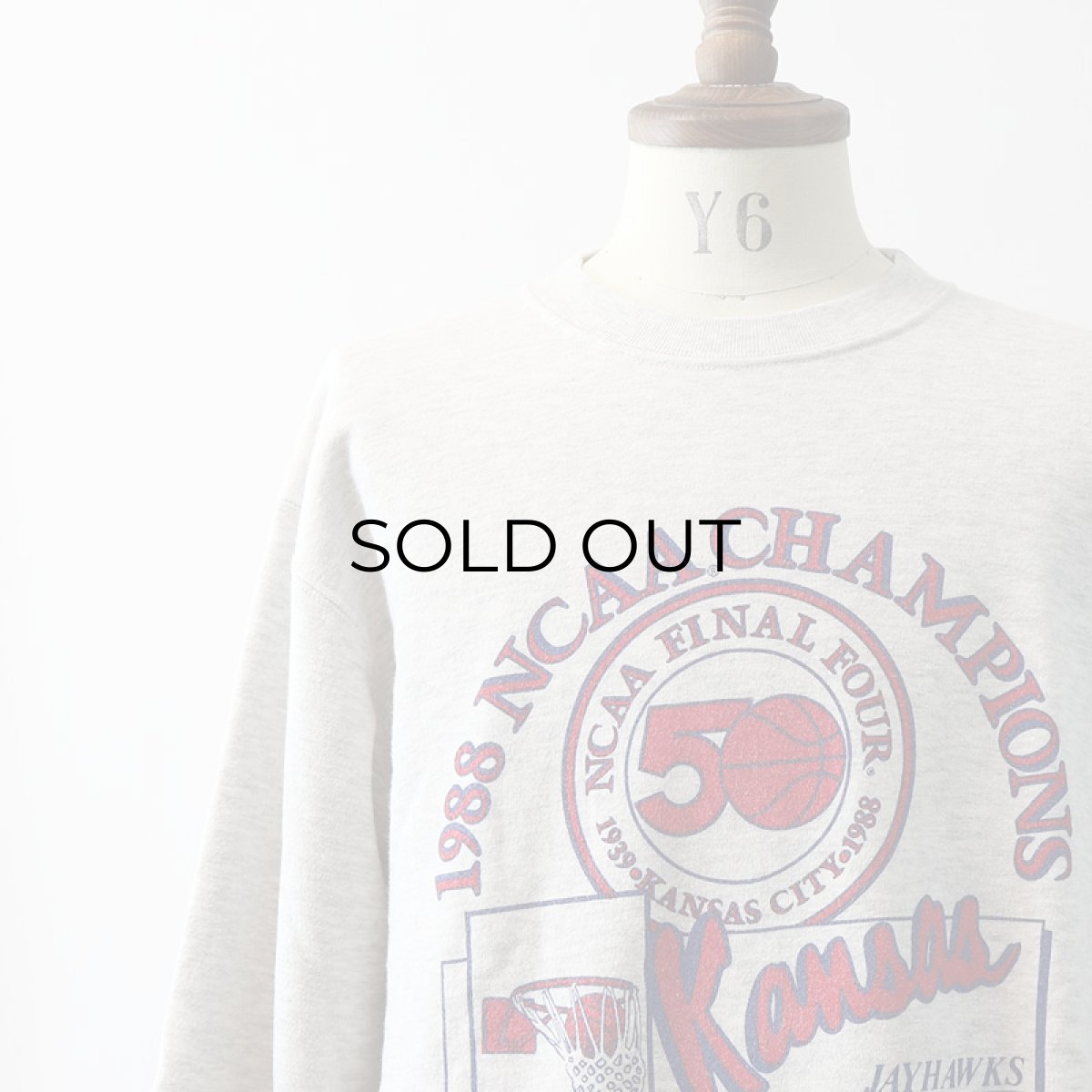 画像14: 80's Champion PRINT CREW NECK SWEAT "1988 NCAA CHAMPIONS" "MADE IN USA" (14)