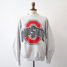 画像1: 〜90's Tultex PRINT CREW NECK SWEAT "OHIO STATE" (1)