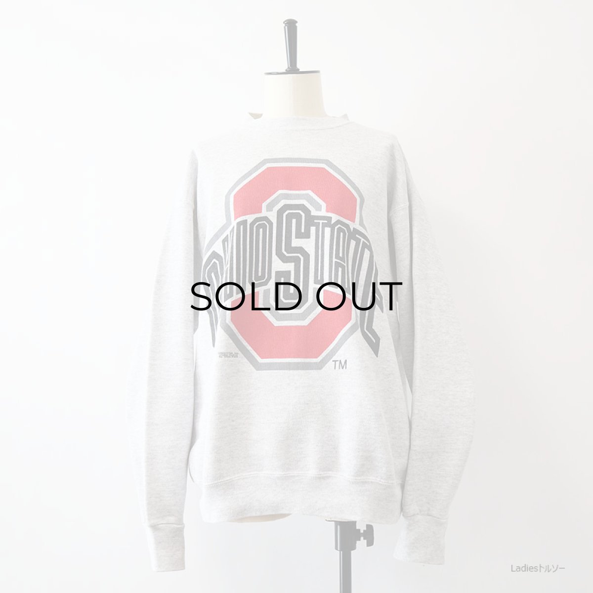 画像4: 〜90's Tultex PRINT CREW NECK SWEAT "OHIO STATE" (4)