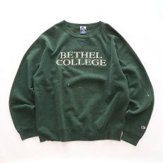 画像1: 90's Champion PRINT CREW NECK SWEAT "BETHEL COLLEGE" "MADE IN USA" (1)