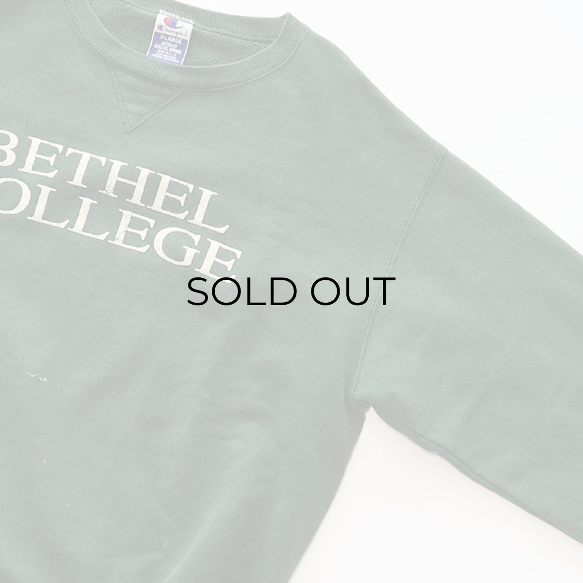 画像4: 90's Champion PRINT CREW NECK SWEAT "BETHEL COLLEGE" "MADE IN USA" (4)