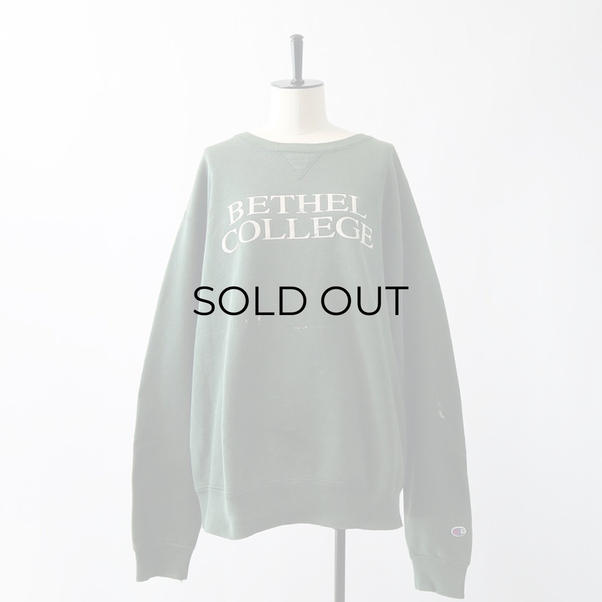 画像17: 90's Champion PRINT CREW NECK SWEAT "BETHEL COLLEGE" "MADE IN USA" (17)