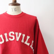 画像5: 〜90's FRUIT OF THE LOOM LETTERED CREW NECK SWEAT "LOUISVILLE" "MADE IN USA" (5)