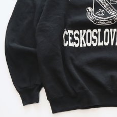 画像5: 〜90's Jostens PRINT CREW NECK SWEAT "D.L.I. CESKOSLOVENSKO" "MADE IN USA" (5)