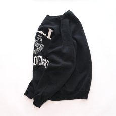 画像2: 〜90's Jostens PRINT CREW NECK SWEAT "D.L.I. CESKOSLOVENSKO" "MADE IN USA" (2)