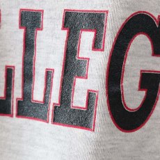 画像7: 〜90's JERZEES PRINT CREW NECK SWEAT "BARCLAY COLLEGE" "MADE IN USA" (7)