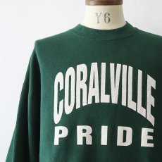 画像5: 〜90's FRUIT OF THE LOOM W-PRINT CREW NECK SWEAT "CORALVILLE PRIDE" "MADE IN USA" (5)