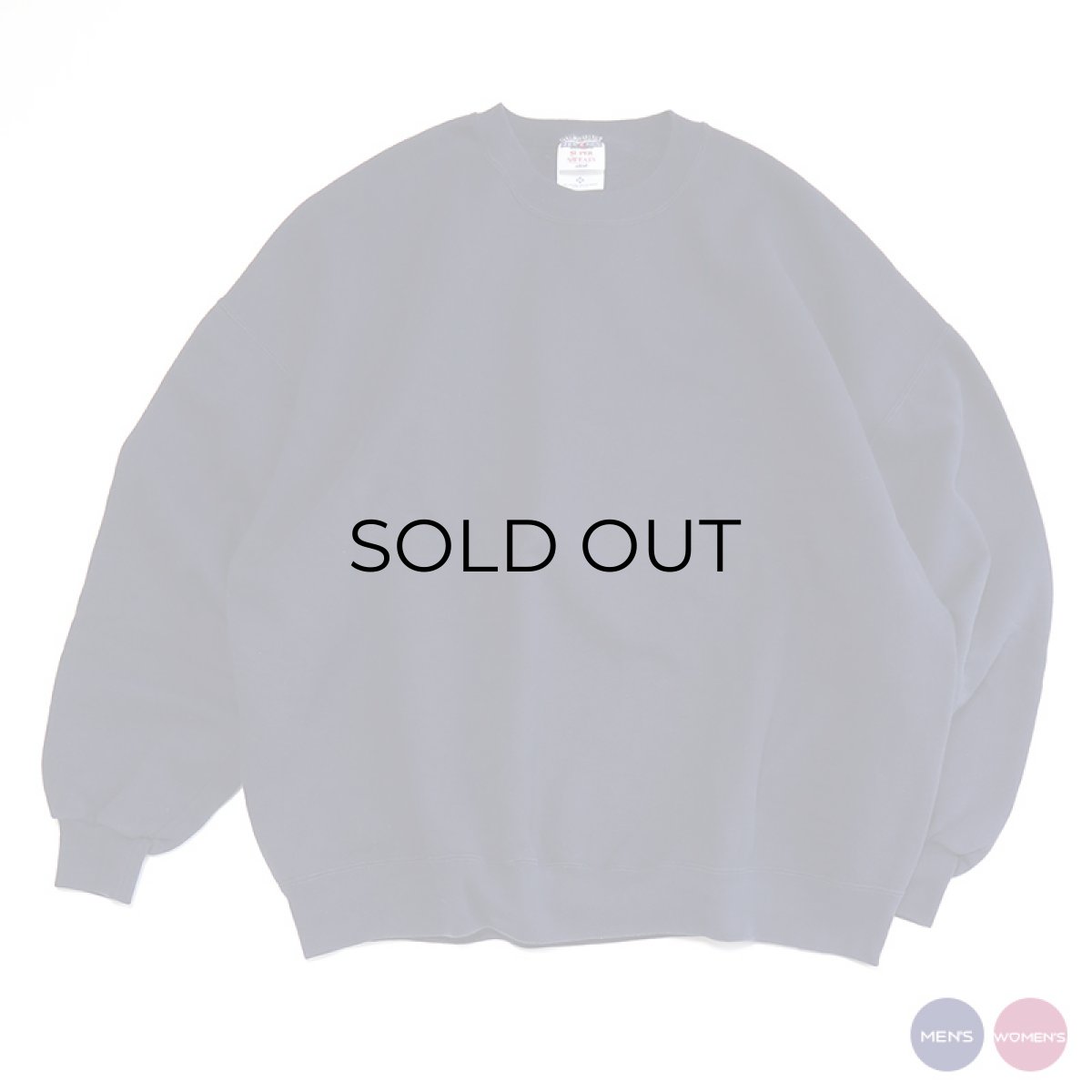 画像1: 〜00's JERZEES "SUPER SWEATS" PLAIN CREW NECK SWEAT "MADE IN USA" (1)