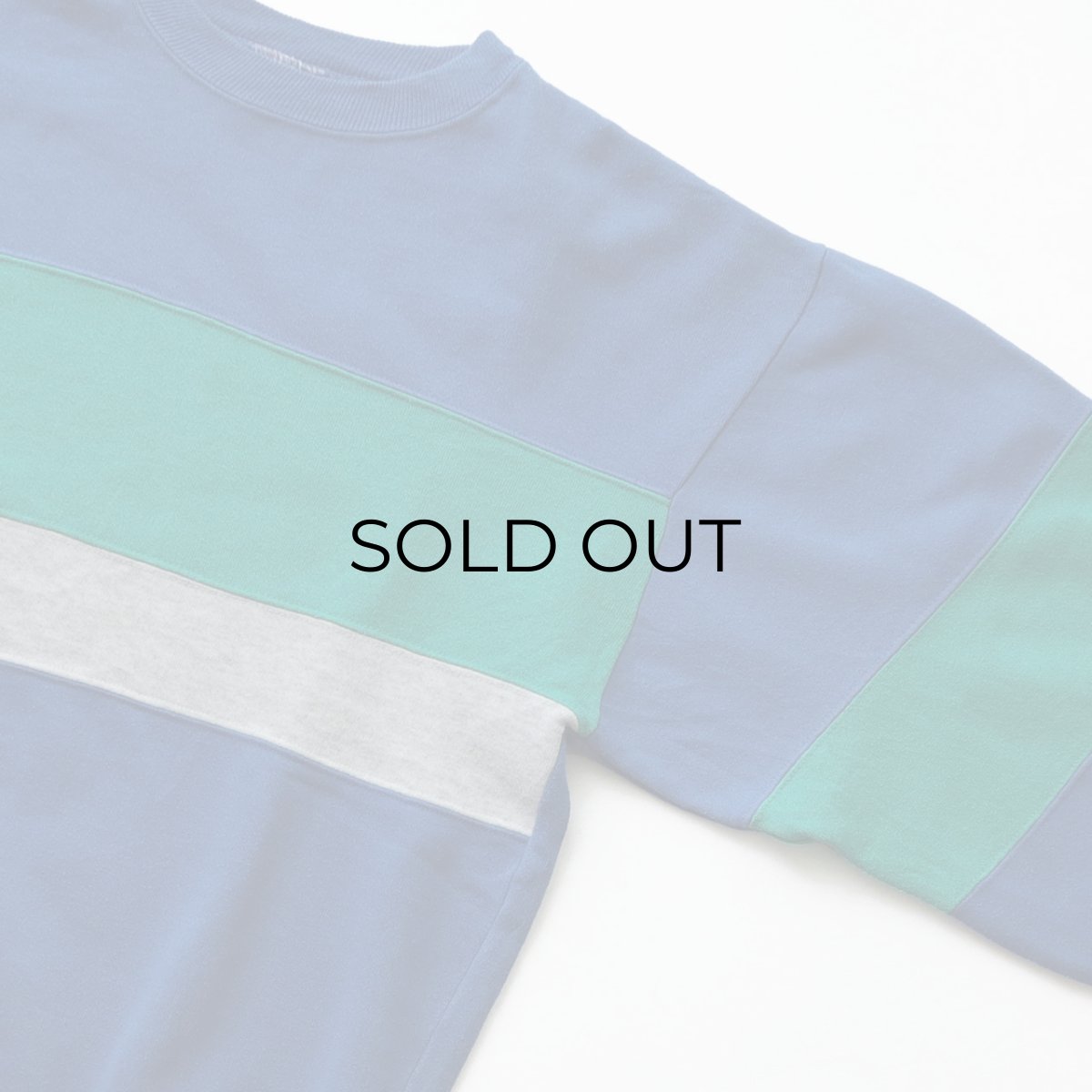 画像3: 〜90's Ｈanes PANEL PATTERN CREW NECK SWEAT "MADE IN USA" (3)