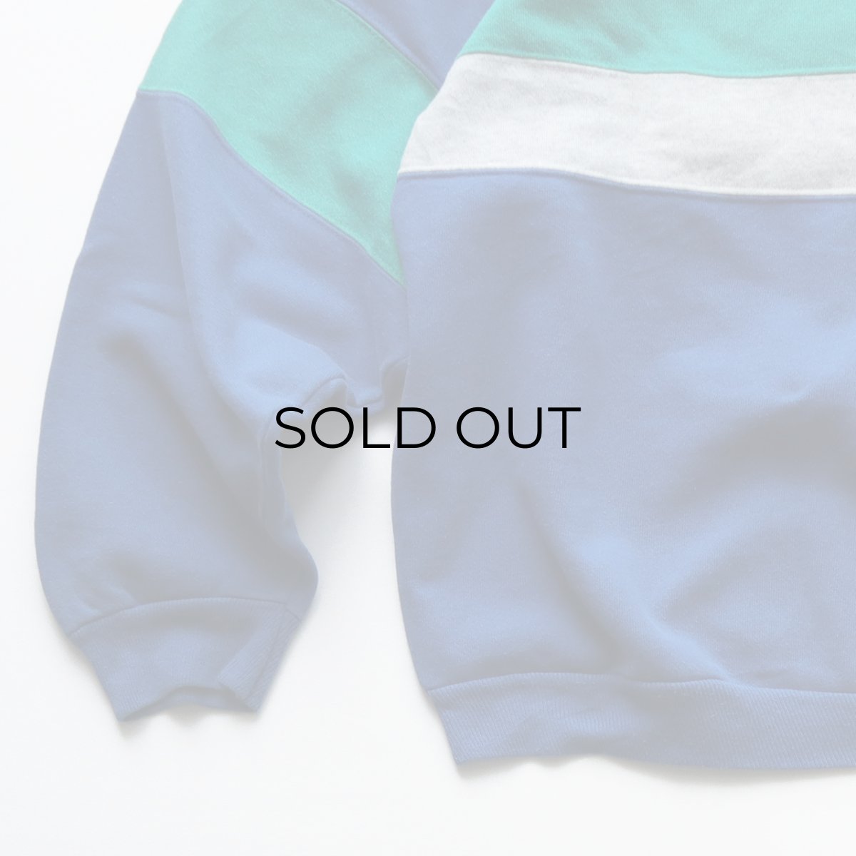 画像4: 〜90's Ｈanes PANEL PATTERN CREW NECK SWEAT "MADE IN USA" (4)