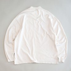 画像3: 90's COTTON DELUX COTTON PRINT MOCK NECK L/S TEE "Me! 50?" (3)