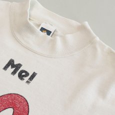 画像5: 90's COTTON DELUX COTTON PRINT MOCK NECK L/S TEE "Me! 50?" (5)