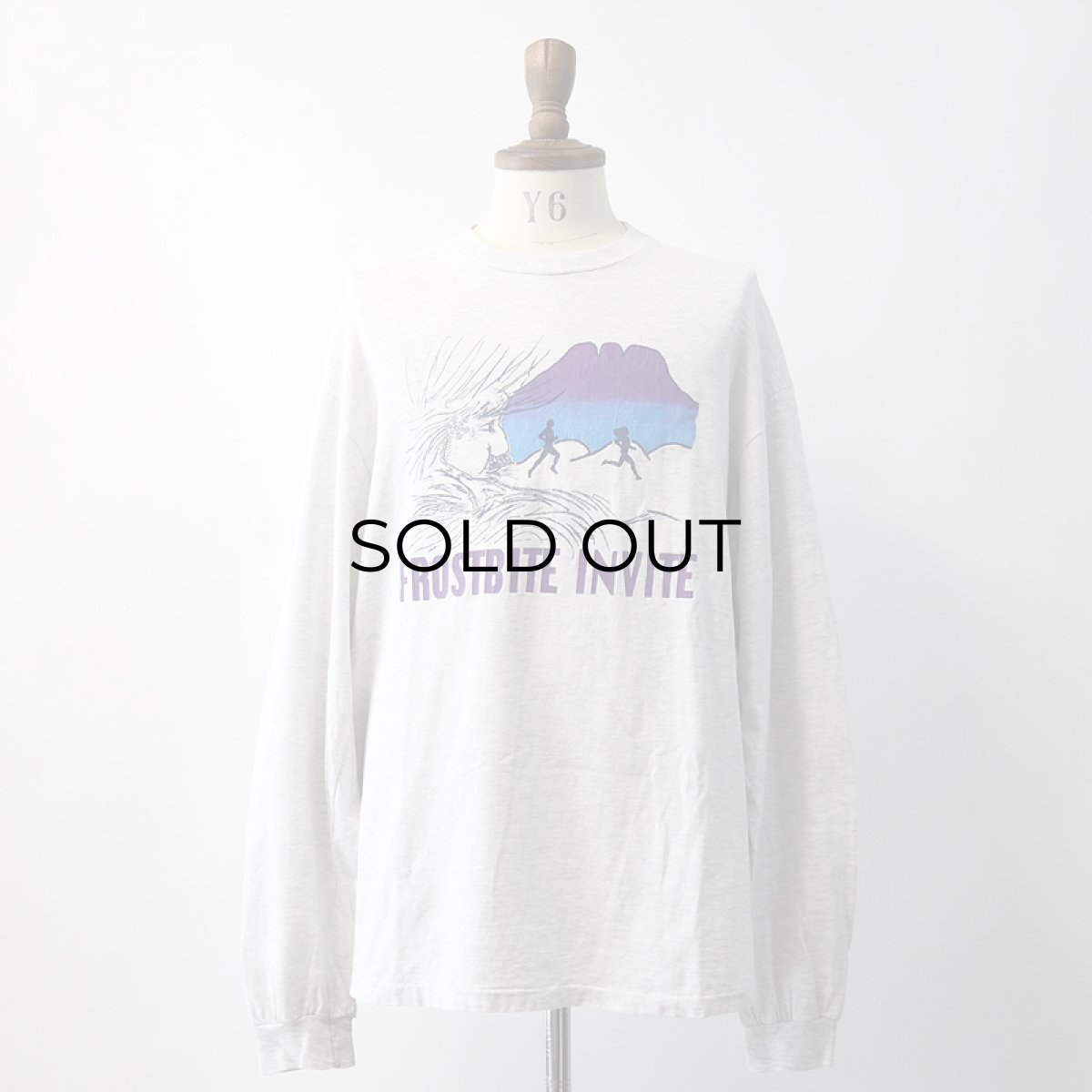 画像11: 80's Hanes COTTON PRINT L/S TEE "FROSTBITE INVITE" (11)