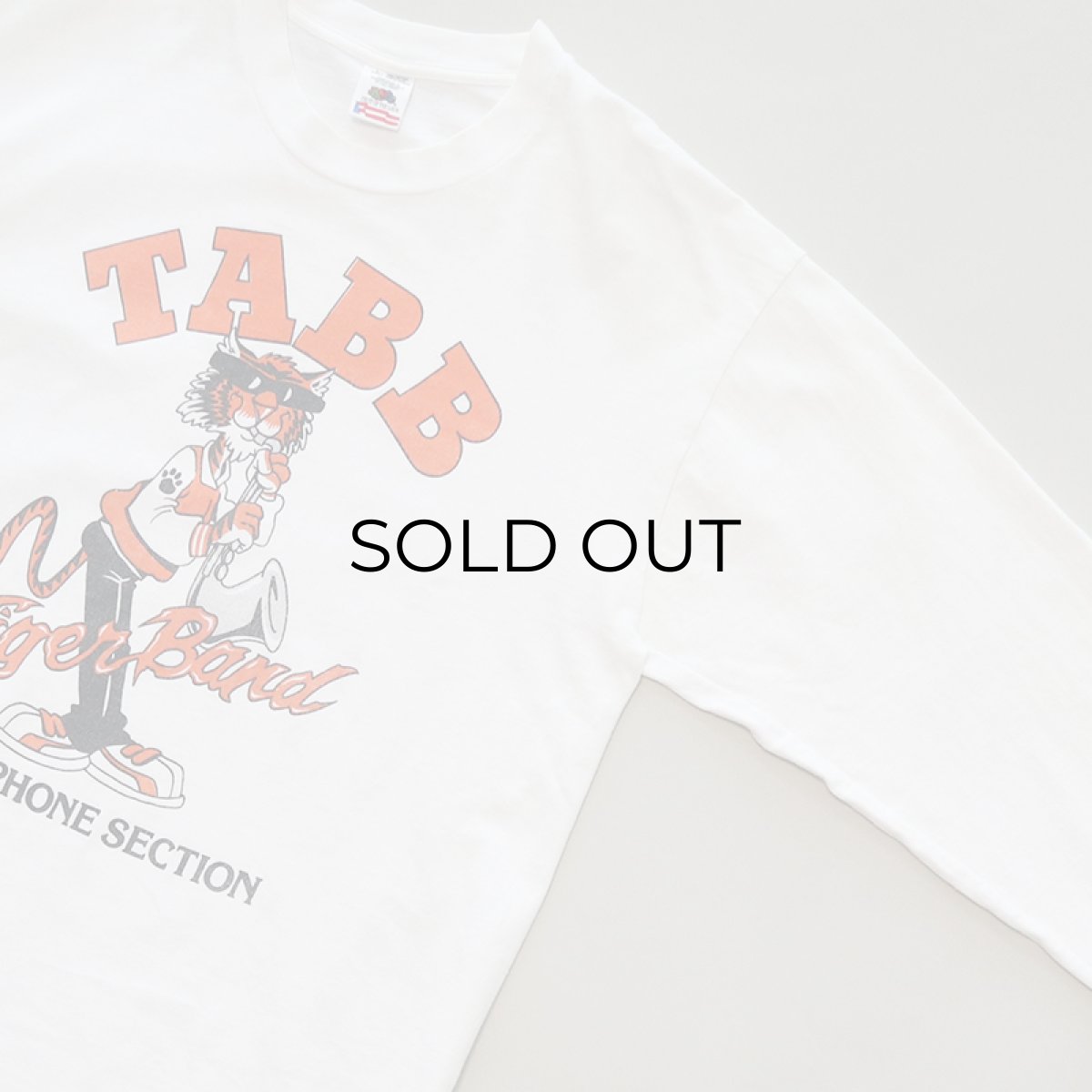 画像4: 90's FRUIT OF THE LOOM COTTON PRINT L/S TEE "TABB" (4)