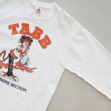 画像4: 90's FRUIT OF THE LOOM COTTON PRINT L/S TEE "TABB" (4)