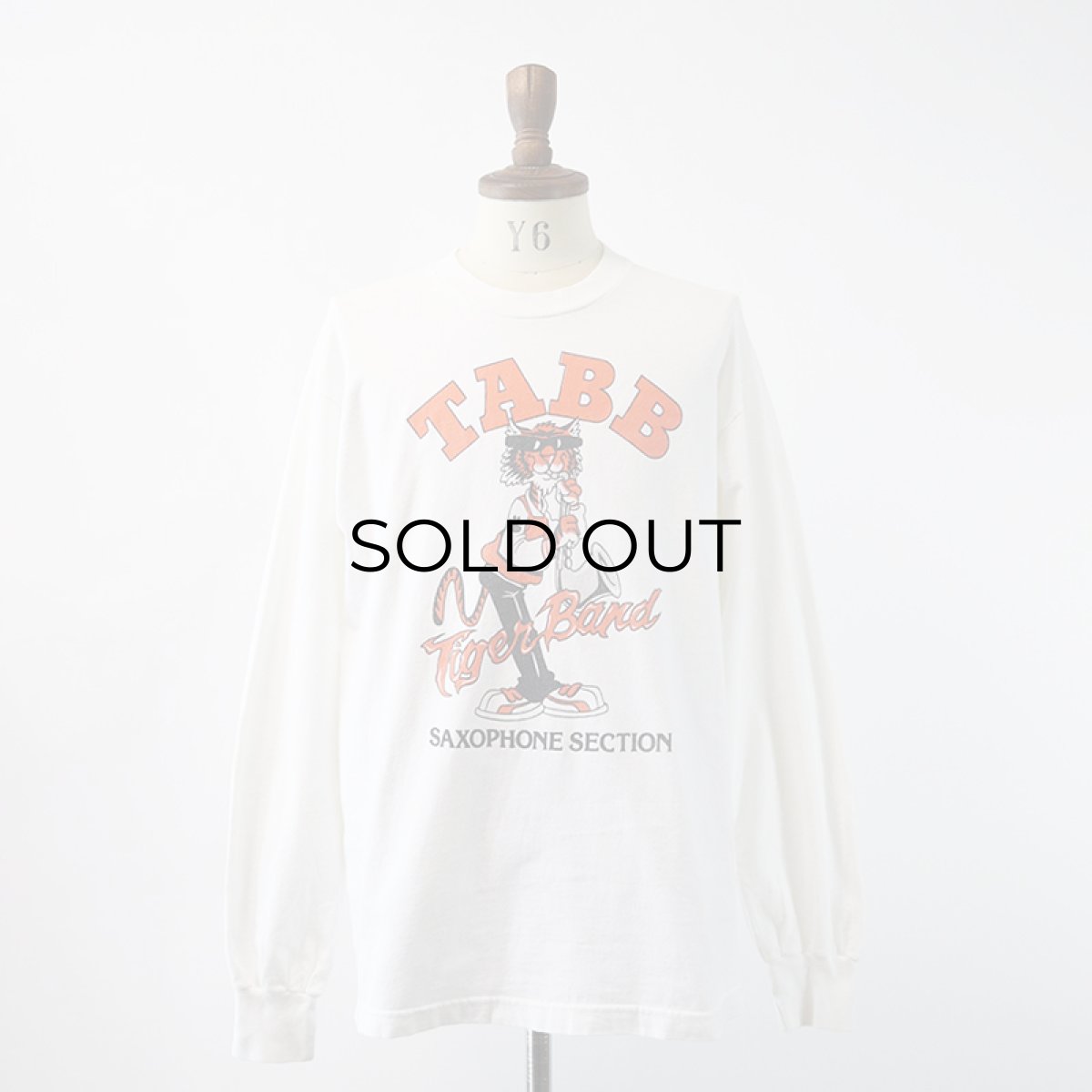 画像11: 90's FRUIT OF THE LOOM COTTON PRINT L/S TEE "TABB" (11)