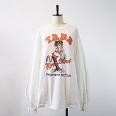 画像14: 90's FRUIT OF THE LOOM COTTON PRINT L/S TEE "TABB" (14)