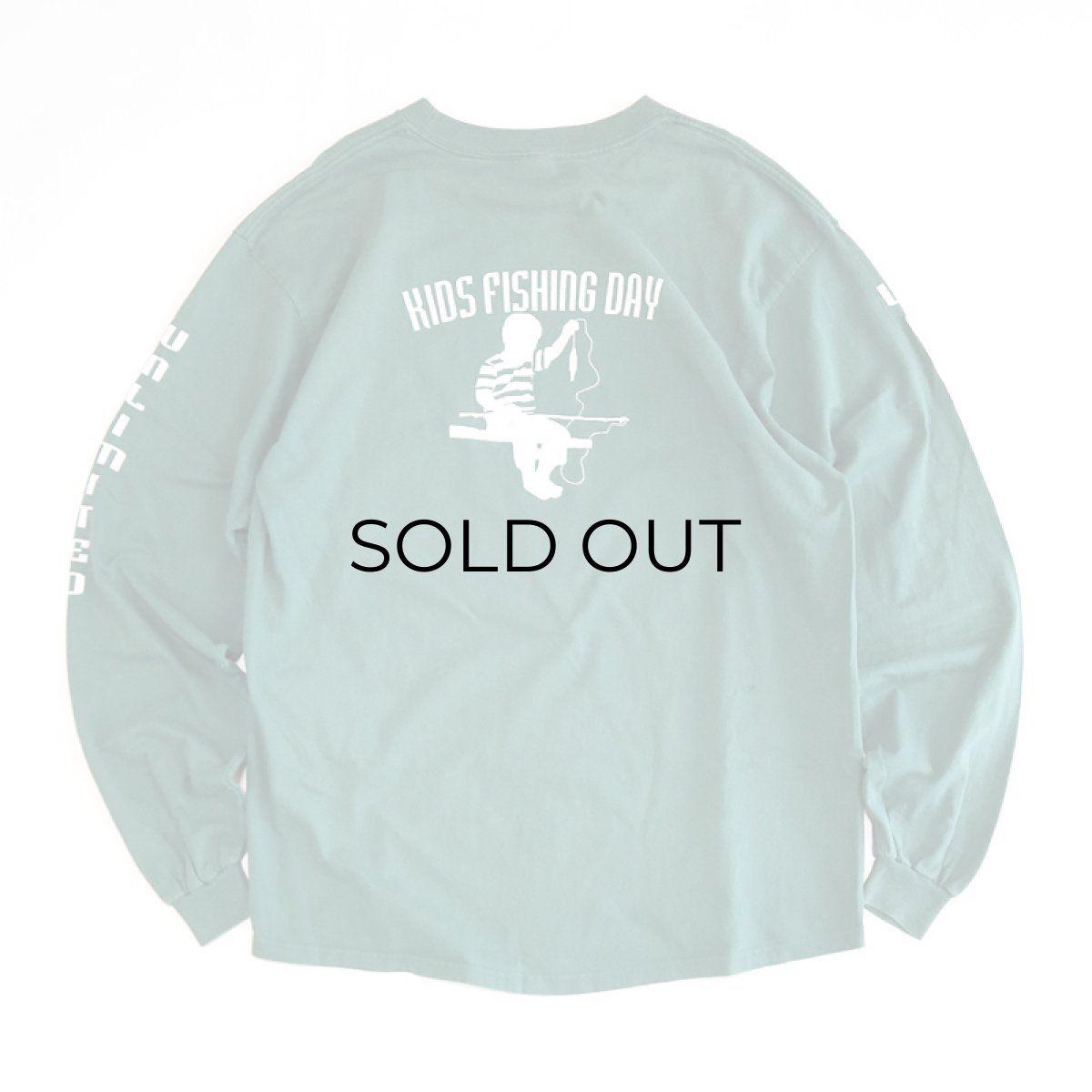 画像3: 〜90's anvil COTTON W-PRINT L/S TEE "KIDS FISHING DAY" (3)