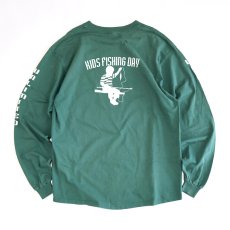 画像3: 〜90's anvil COTTON W-PRINT L/S TEE "KIDS FISHING DAY" (3)