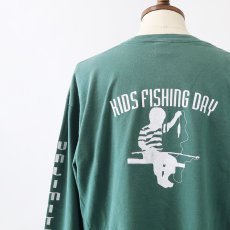 画像11: 〜90's anvil COTTON W-PRINT L/S TEE "KIDS FISHING DAY" (11)