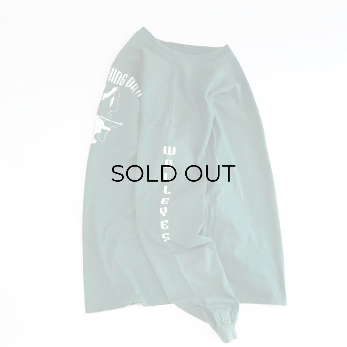 画像4: 〜90's anvil COTTON W-PRINT L/S TEE "KIDS FISHING DAY" (4)