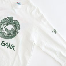 画像4: 90's Hanes COTTON W-PRINT L/S TEE "F&M BANK" (4)