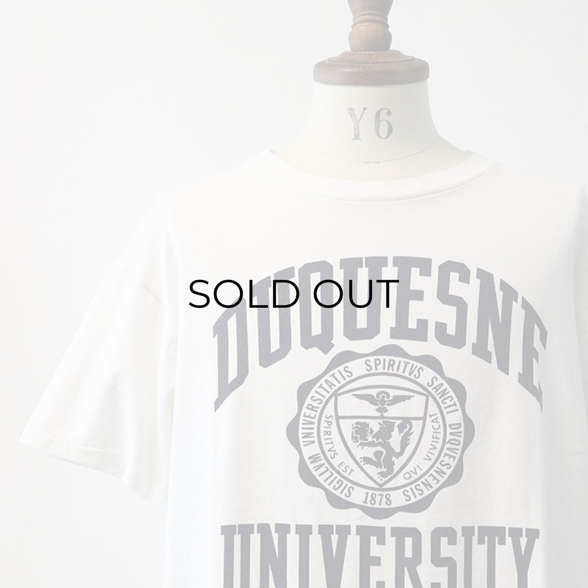 画像9: 80's Champion COTTON PRINT S/S TEE "DUQUESNE UNIVERSITY" (9)