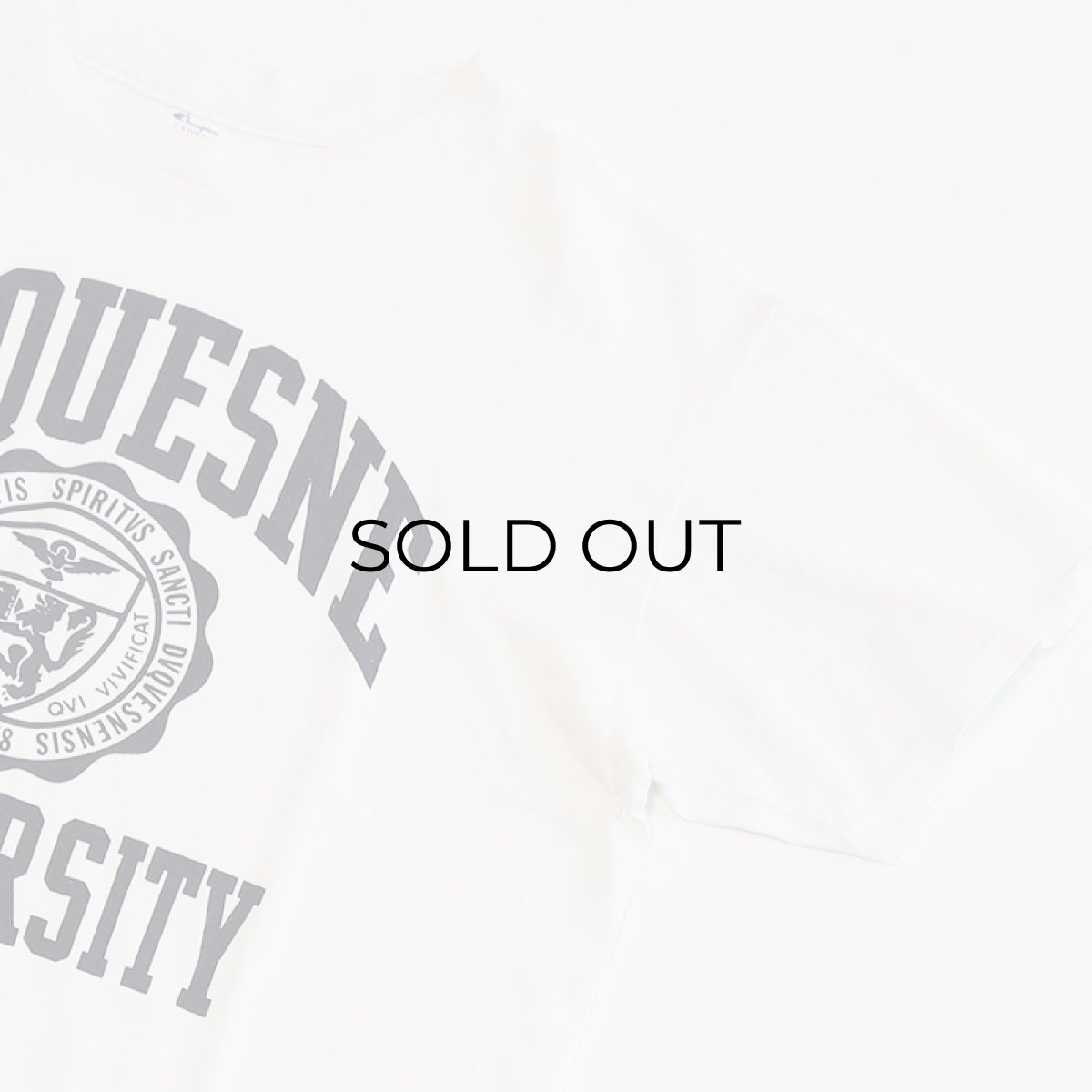 画像4: 80's Champion COTTON PRINT S/S TEE "DUQUESNE UNIVERSITY" (4)