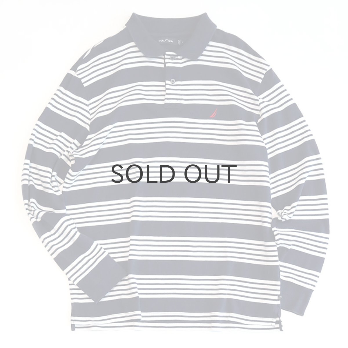 画像1: NAUTICA COTTON SMOOTH L/S POLO SHIRT (1)