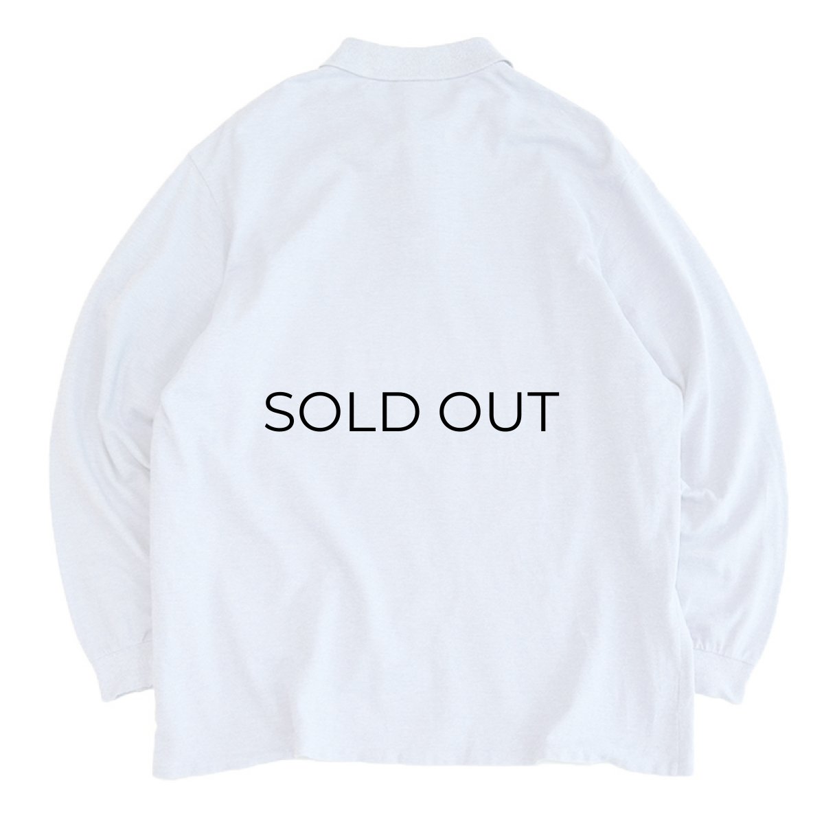 画像3: 〜80's LACOSTE COTTON MOSS STITCH L/S POLO SHIRT "MADE IN FRANCE" (3)