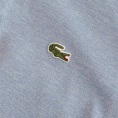 画像7: 〜80's LACOSTE COTTON MOSS STITCH L/S POLO SHIRT "MADE IN FRANCE" (7)