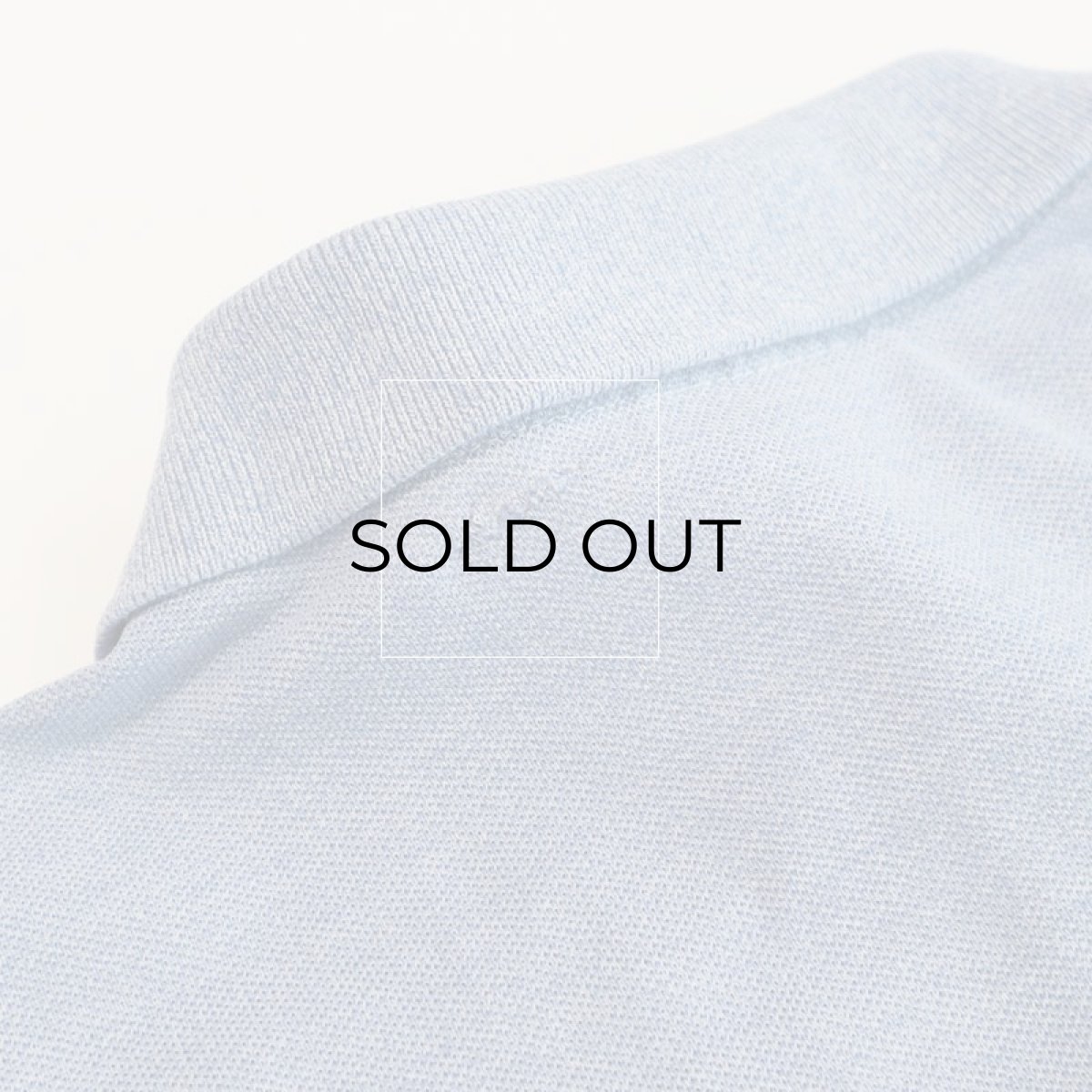 画像9: 〜80's LACOSTE COTTON MOSS STITCH L/S POLO SHIRT "MADE IN FRANCE" (9)