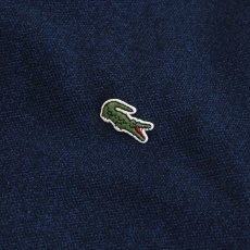 画像7: LACOSTE COTTON MOSS STITCH SLEEVE LINE L/S POLO SHIRT "MADE IN FRANCE" (7)