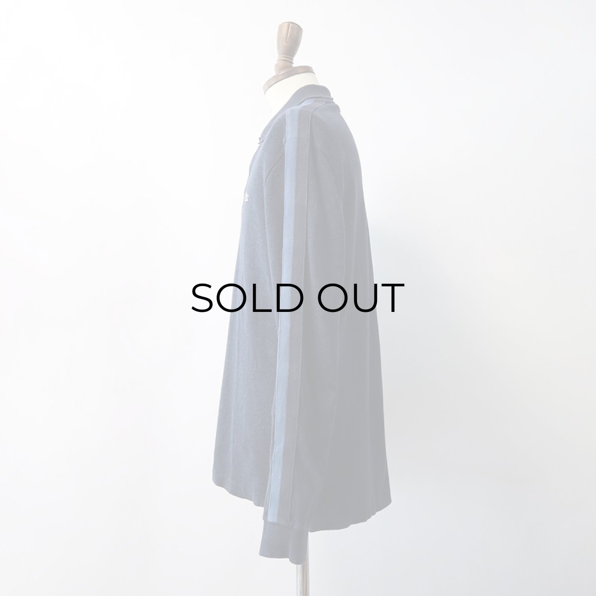 画像9: LACOSTE COTTON MOSS STITCH SLEEVE LINE L/S POLO SHIRT "MADE IN FRANCE" (9)