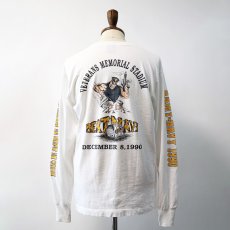 画像14: 90's SCREEN STARS W-PRINT L/S TEE "ARMY-NAVY 1990" (14)