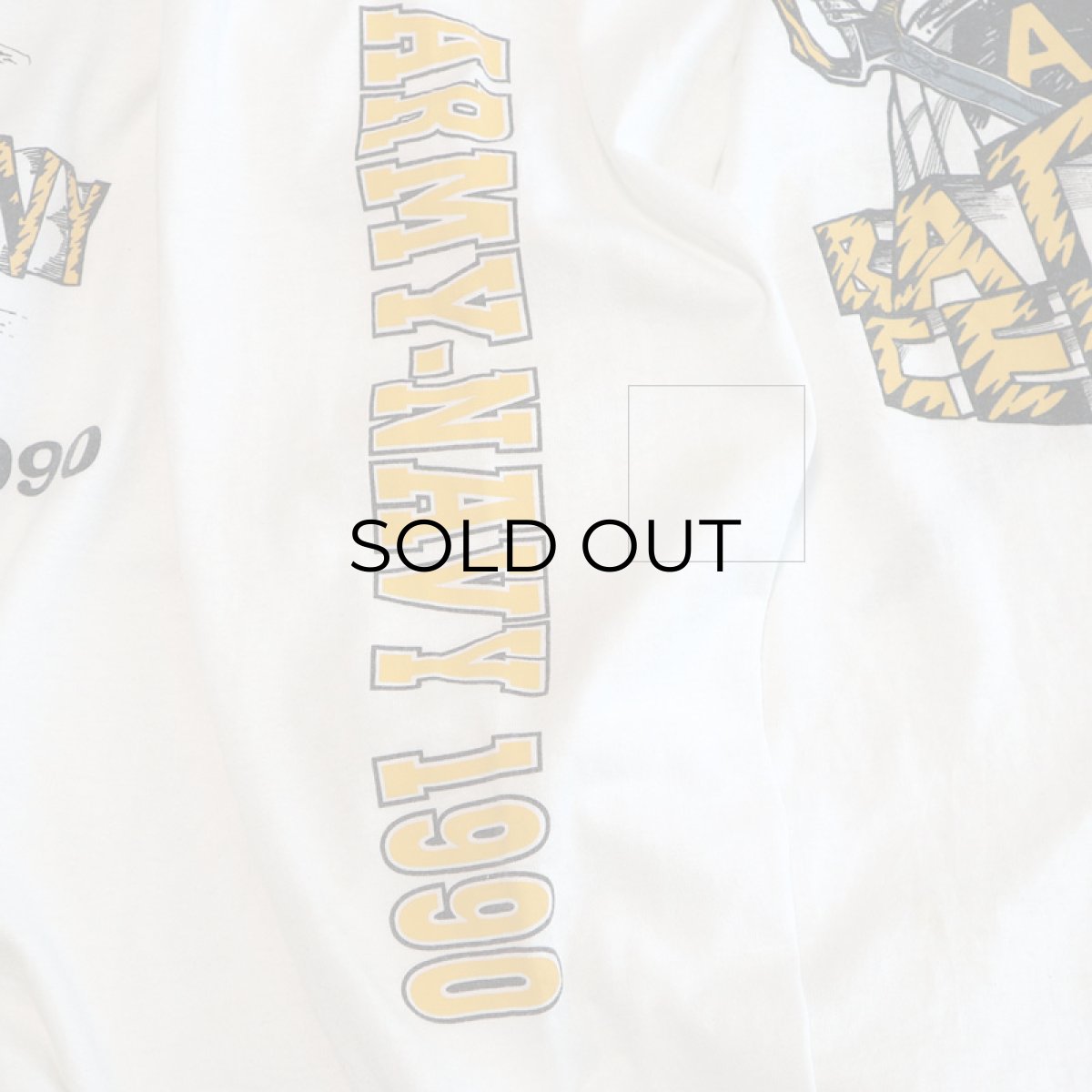 画像9: 90's SCREEN STARS W-PRINT L/S TEE "ARMY-NAVY 1990" (9)