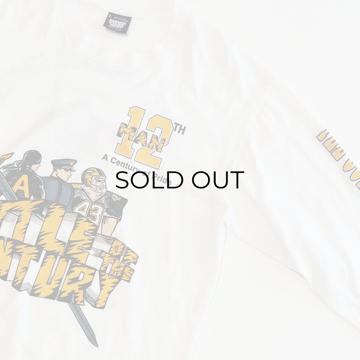 画像5: 90's SCREEN STARS W-PRINT L/S TEE "ARMY-NAVY 1990" (5)