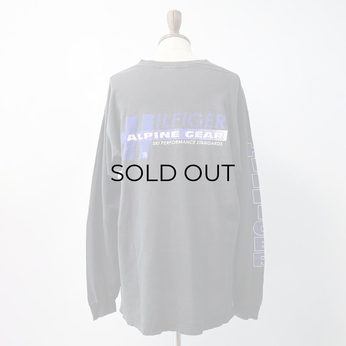 画像12: 90's TOMMY HILFIGER COTTON W-PRINT L/S TEE "TOMMY HILFIGER ALPINE GEAR・SQUAD 90" (12)