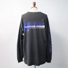 画像12: 90's TOMMY HILFIGER COTTON W-PRINT L/S TEE "TOMMY HILFIGER ALPINE GEAR・SQUAD 90" (12)