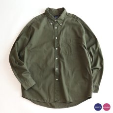 画像1: 〜00's GAP COTTON TWILL B/D SHIRT (1)