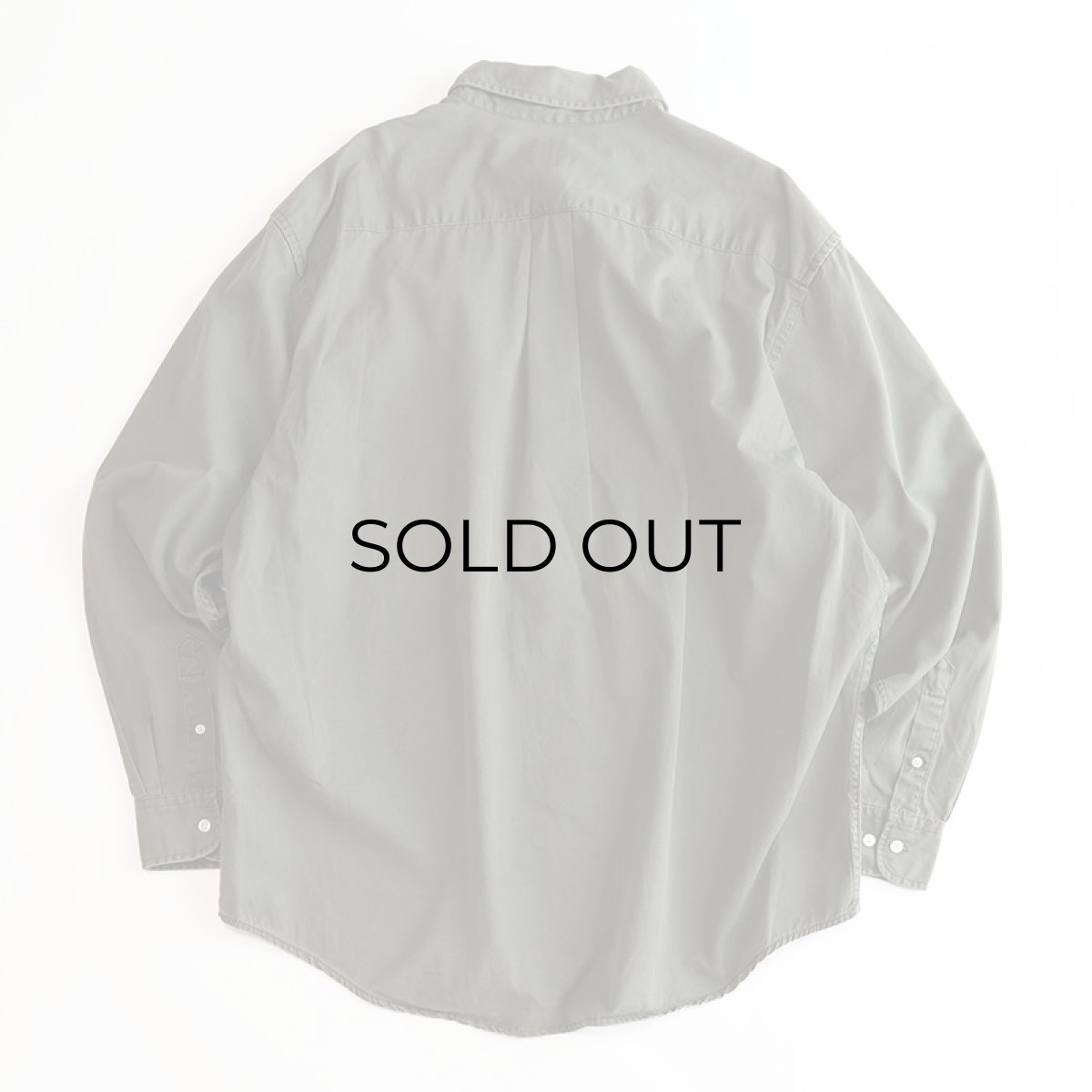 画像2: 〜00's GAP COTTON TWILL B/D SHIRT (2)