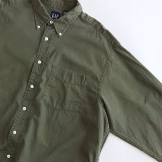 画像3: 〜00's GAP COTTON TWILL B/D SHIRT (3)