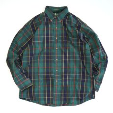 画像1: 80's Hunt Club COTTON CHECK B/D SHIRT (1)