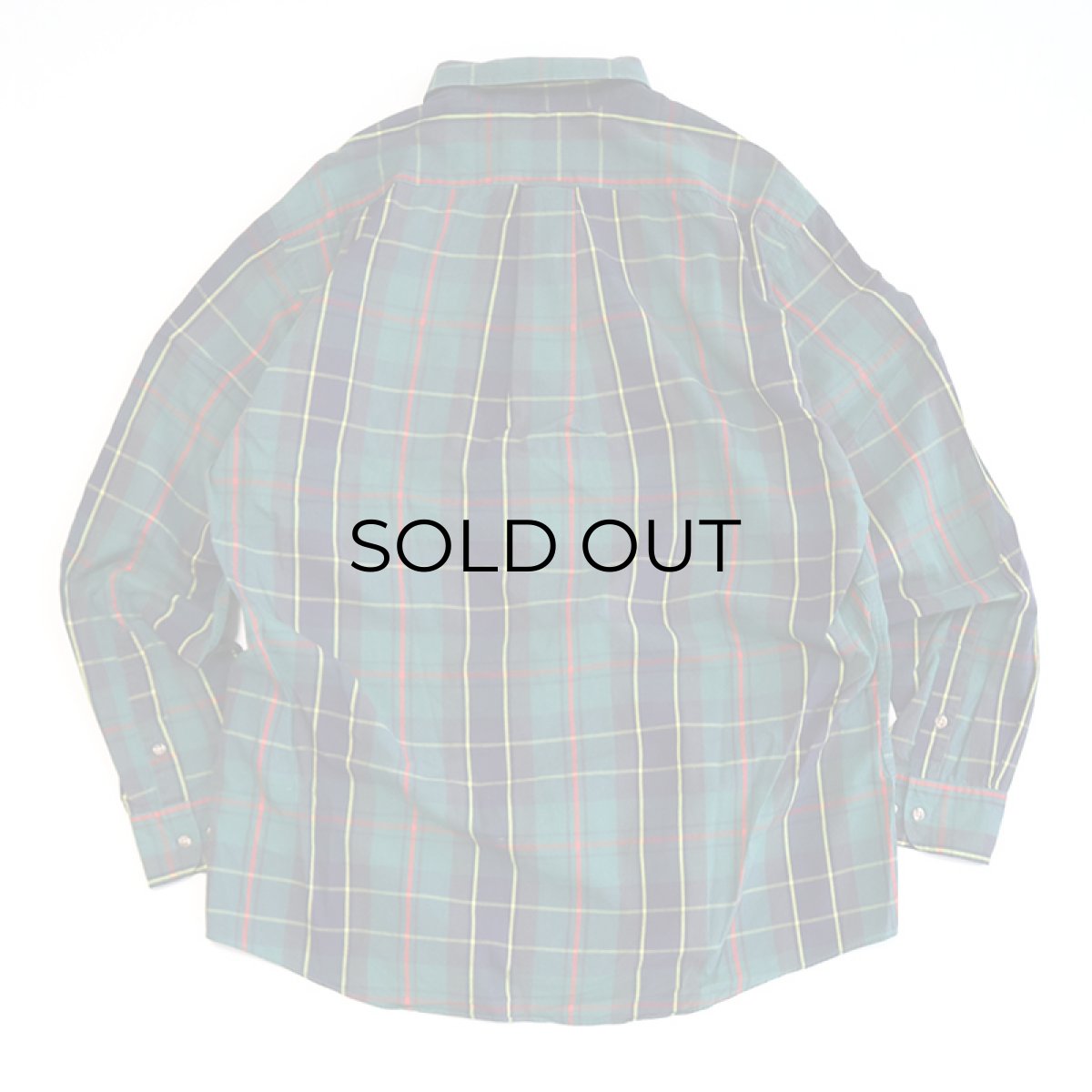 画像2: 80's Hunt Club COTTON CHECK B/D SHIRT (2)