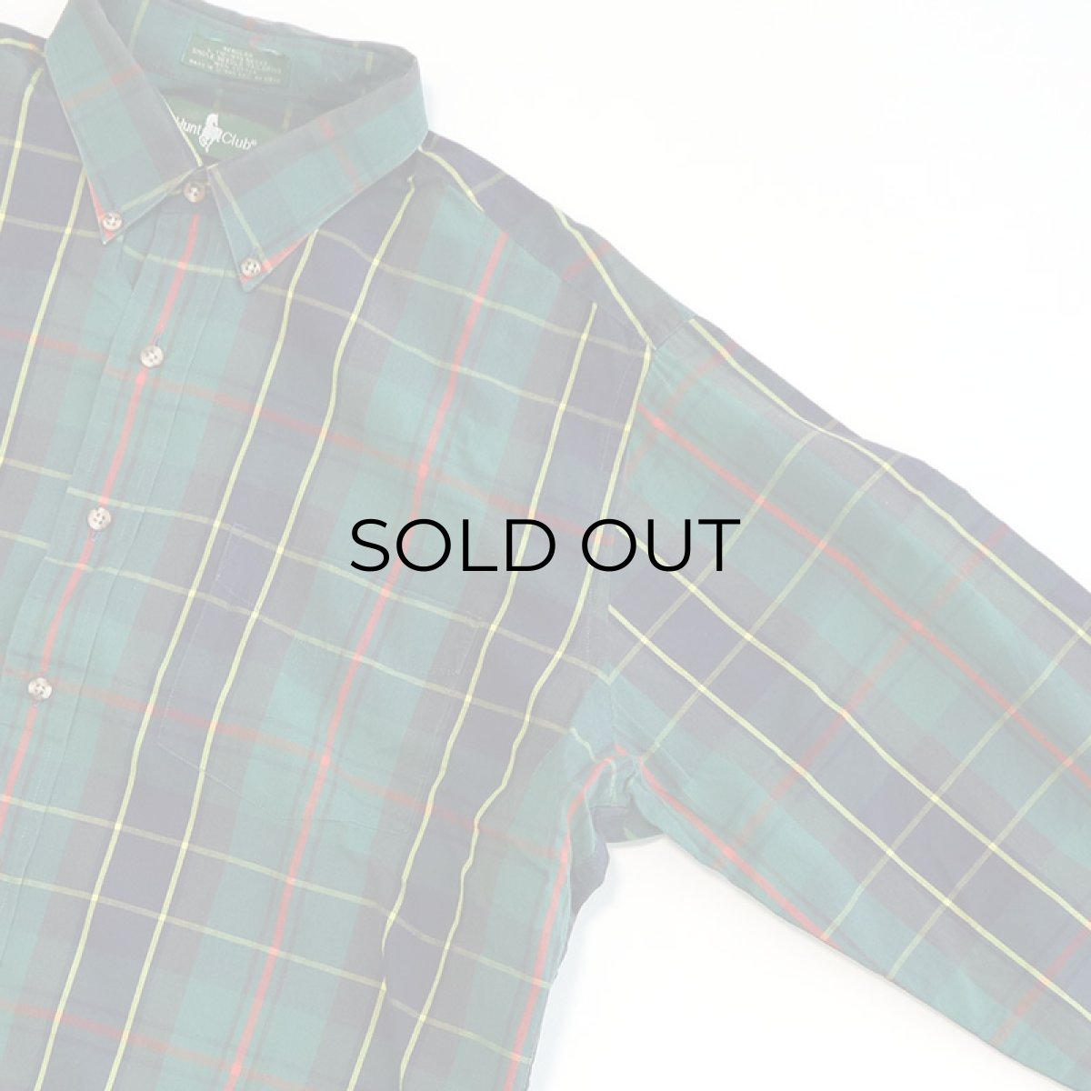 画像3: 80's Hunt Club COTTON CHECK B/D SHIRT (3)