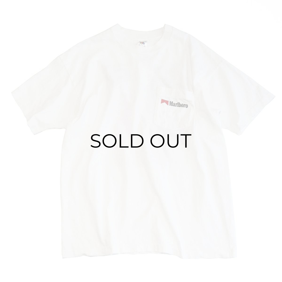 画像2: 〜90's FRUIT OF THE LOOM COTTON W-PRINT S/S POCKET TEE "Marlboro" (2)