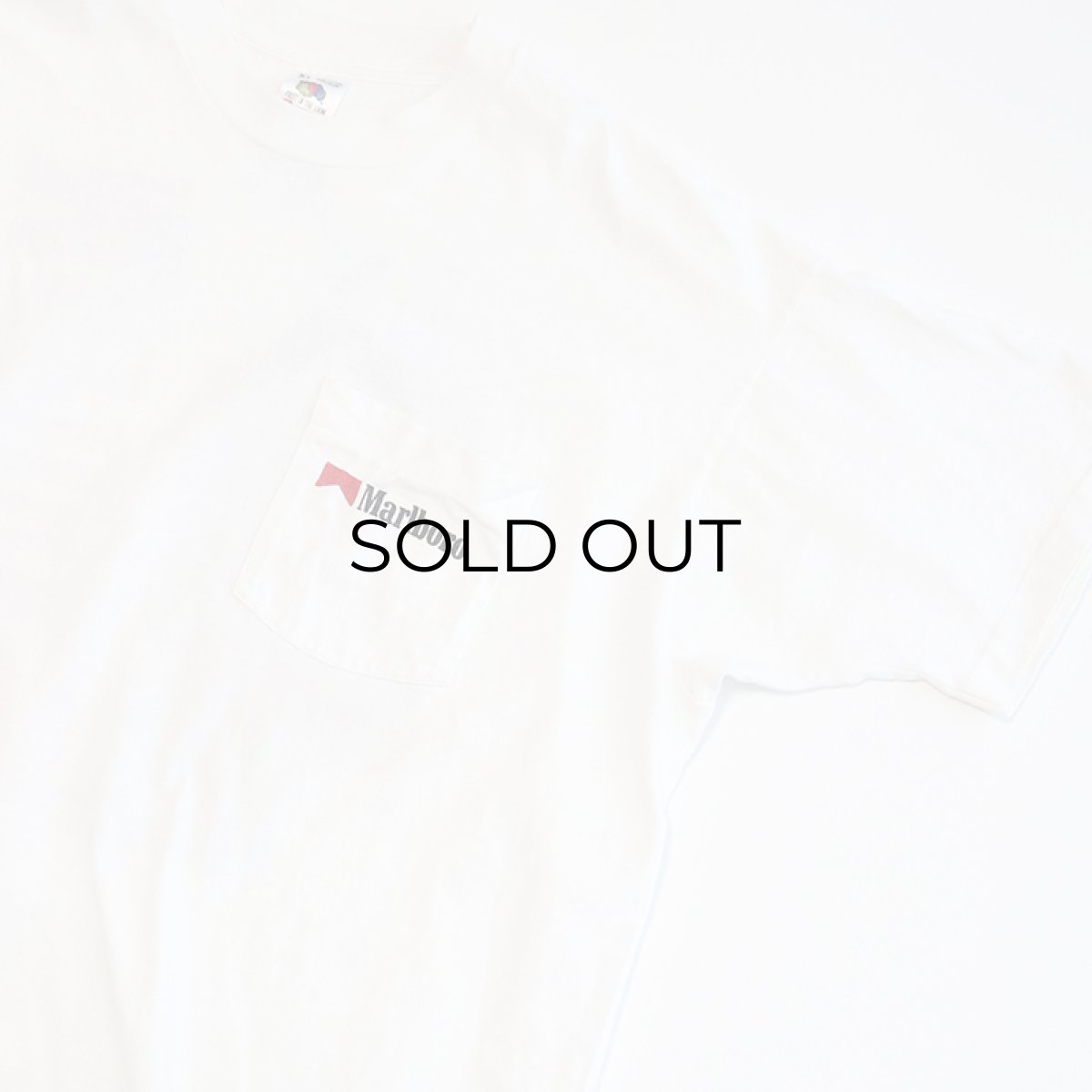 画像4: 〜90's FRUIT OF THE LOOM COTTON W-PRINT S/S POCKET TEE "Marlboro" (4)