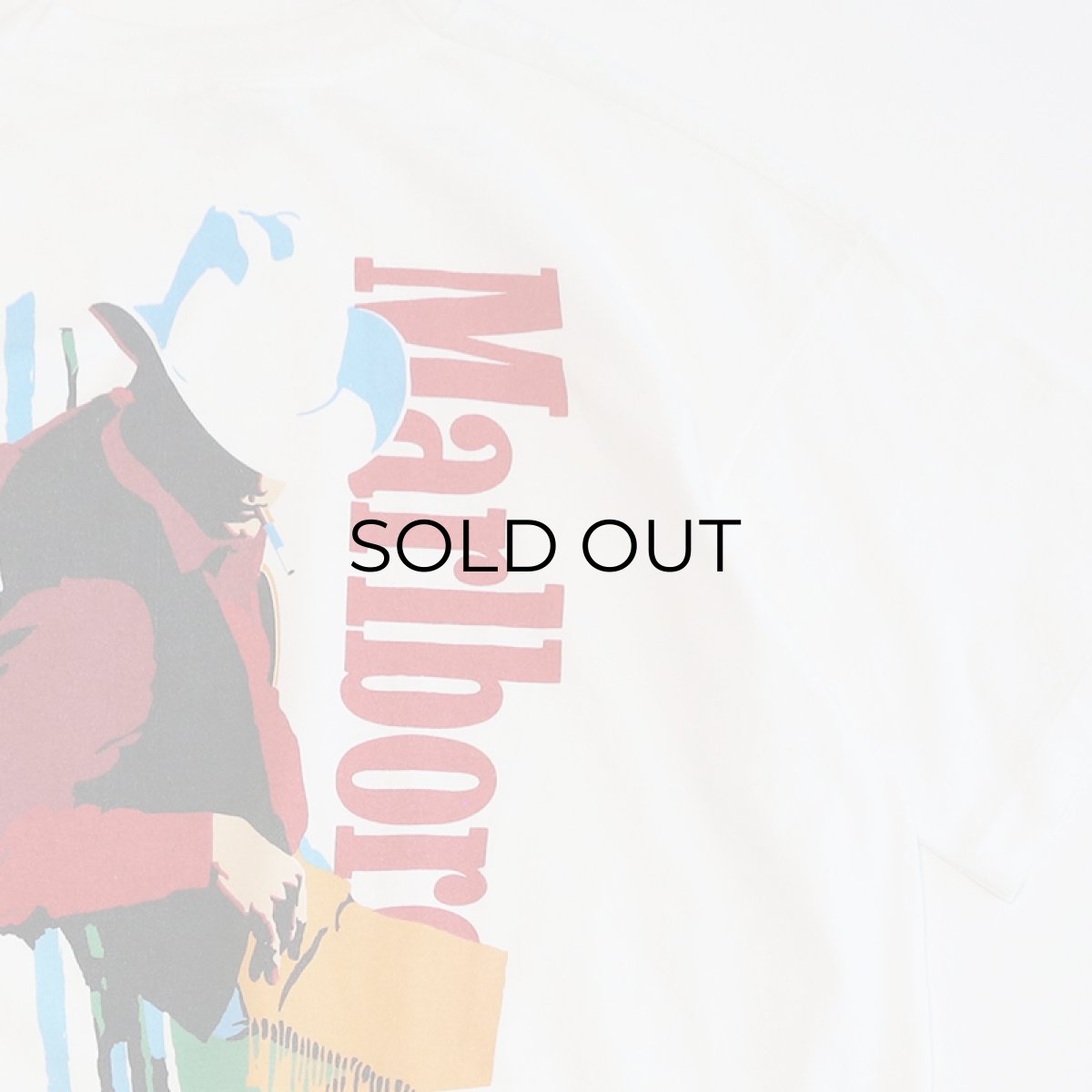 画像5: 〜90's FRUIT OF THE LOOM COTTON W-PRINT S/S POCKET TEE "Marlboro" (5)